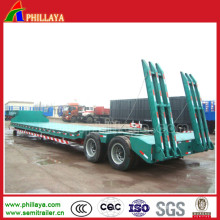 Reboque da cama semi Lowboy do caminhão da máquina escavadora de 40-60tons 2-3 eixos baixo semi